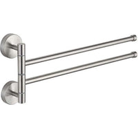 Double Rotating Towel Rail - Chrome - Bathroom Store Ireland