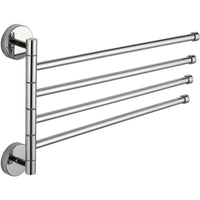 Quadruple Rotating Towel Rail - Chrome - Bathroom Store Ireland