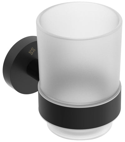 Tumbler, wall-mounted nero