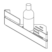 Mokko Shelf corner - nero - Deante