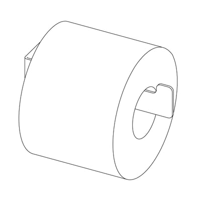 Mokko Toilet paper holder wall-mounted - nero - Deante