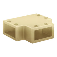 Gold T-Connecter for Wet Room Panels - Bathroom Store Ireland