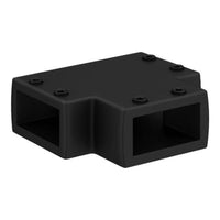 Black T-Connecter for Wet Room Panels - Bathroom Store Ireland