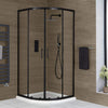 BathroomStore Quad Shower Enclosure Black