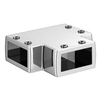Chrome T-Connecter for Wet Room Panels - Bathroom Store Ireland