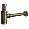 Antique Bronze Basin Bottle Trap