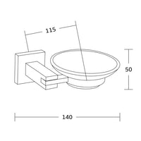 Dimensions of Mexen Vane Soap Dish
