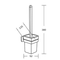 Dimensions of Mexen Asis Toilet Brush