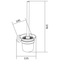 Dimensions of Mexen Remo Toilet Brush