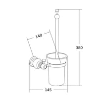 Dimensions of Mexen Estela Toilet Brush