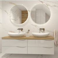 Colorado White Vanity Unit & Countertop in Bathroom