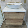 Minnesota 60 Wood Vanity Unit & White Countertop