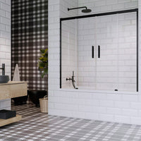 Radaway Idea PN DWD Sliding Bath Screen in Bathroom