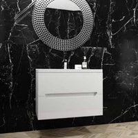 Kansas White Vanity Unit & Kansas Basin in Bathroom