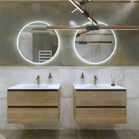 Lavita Minnesota Wood Black Vanity Unit & Minnesota Basin in Bathroom