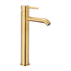 Moza Brushed Gold Tall Washbasin Mixer