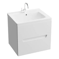 Kansas White Vanity Unit & Kansas Basin - 600mm