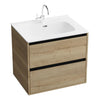 Lavita Minnesota Wood Black Vanity Unit & Minnesota Basin - 600mm