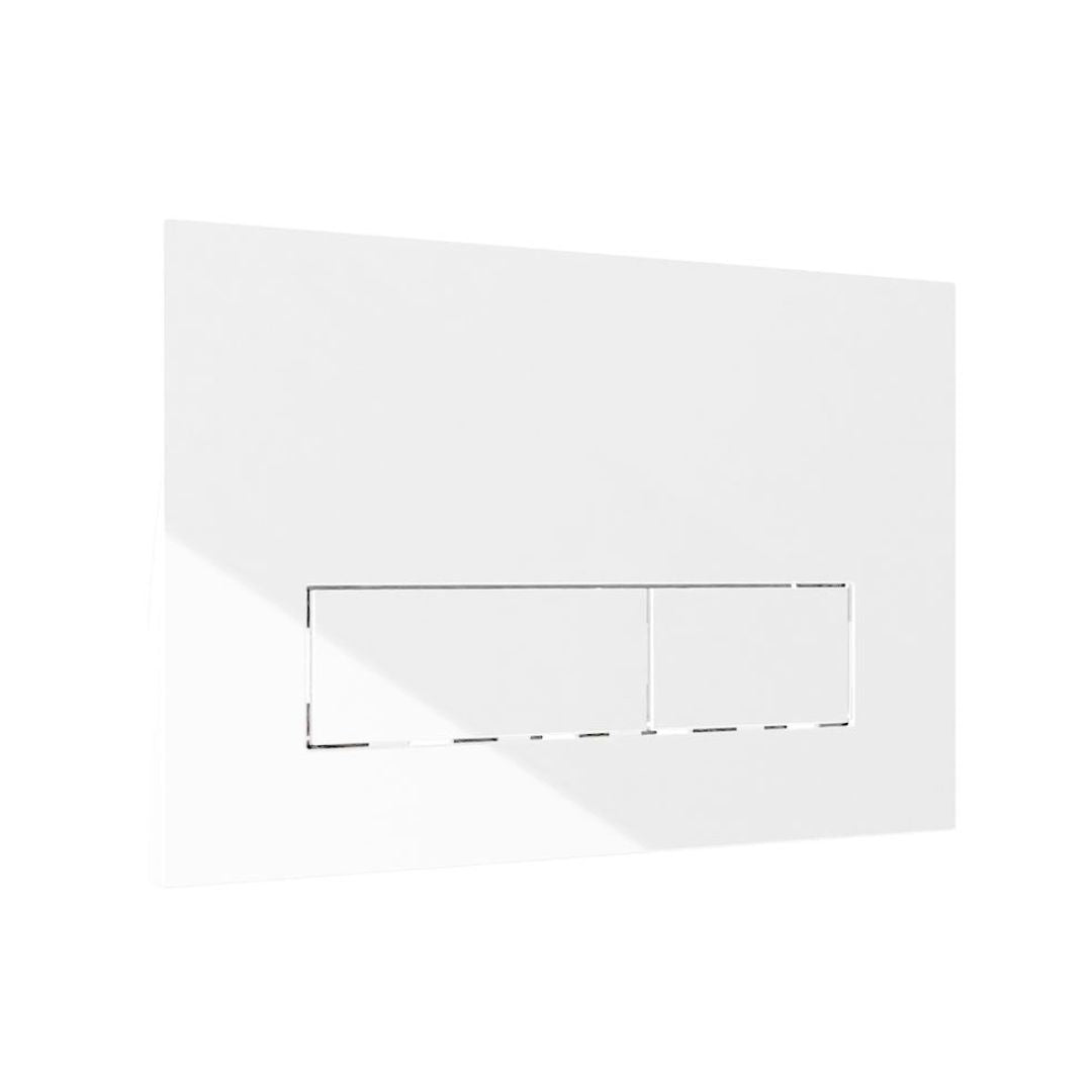 Flush Button Rectangle 200.3.1 White