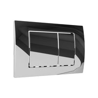 Lavita Flush Button Tall Rectangle 200.1.2 Gloss Chrome