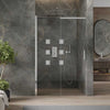 Mexen Omega Shower Door 8mm Transparent Glass with Chrome finish