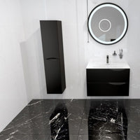 Archer Tall Unit Matt Black - Bathroom Store Ireland
