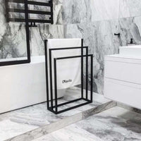 Lavita Halmahera 80 Towel Rack - Black