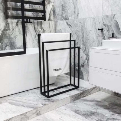 Lavita Halmahera 80 Towel Rack - Black