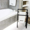 Lavita Seram Towel Rack - Black