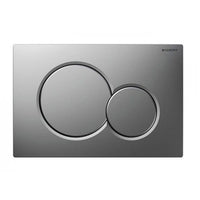 Geberit Sigma01 Dual Flush Plate - Matt Chrome