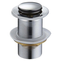 Chrome Small Pop-up Click Clack - Unslotted - Bathroom Store Ireland