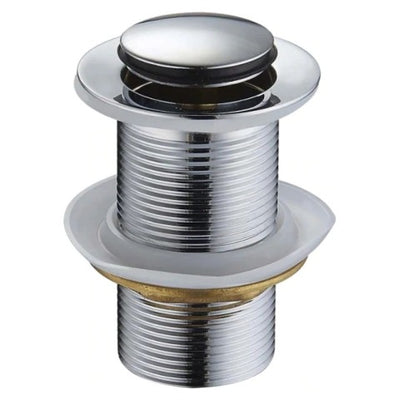 Chrome Small Pop-up Click Clack - Unslotted - Bathroom Store Ireland