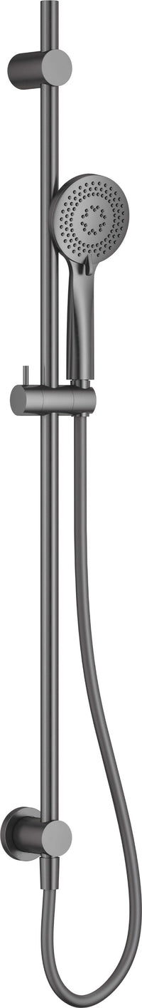 Shower set, 1-function, with sliding bar - concealed connector titanium
