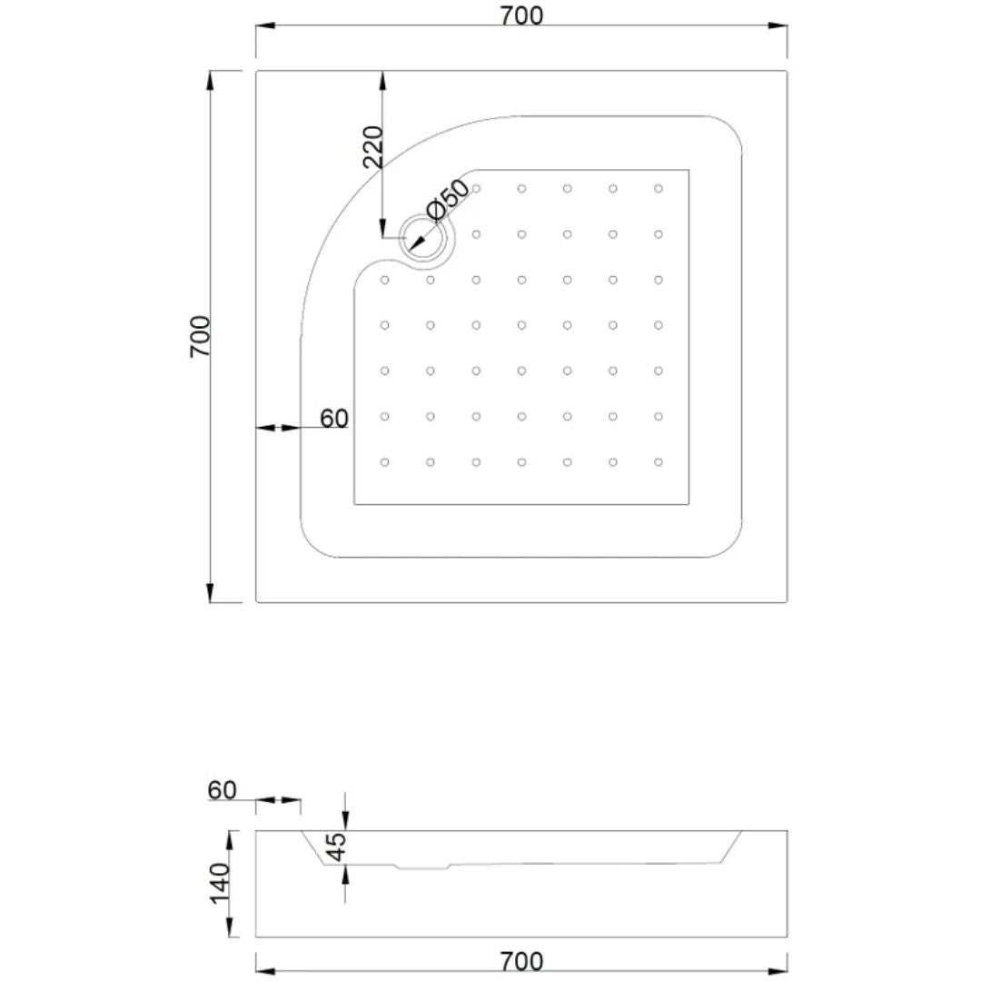 Raised Shower Tray Easy Plumb