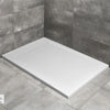 Teos White Natural Slate Shower Tray
