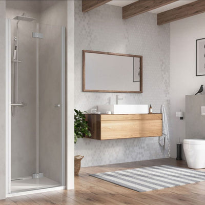 NES DWB Bi-Fold Door in Bathroom