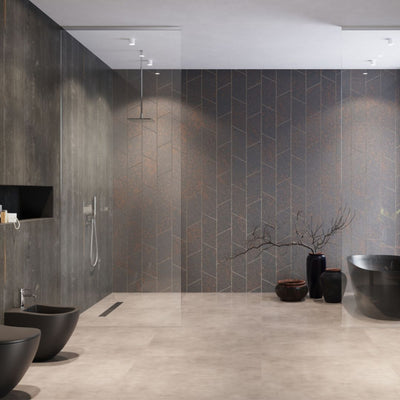 Modo XL 10mm Walk-In Screen in Bathroom 