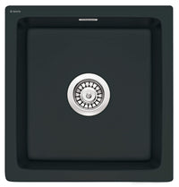 Ceramic sink, 1-bowl nero