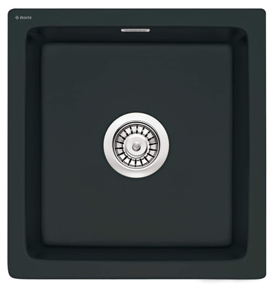 Ceramic sink, 1-bowl nero
