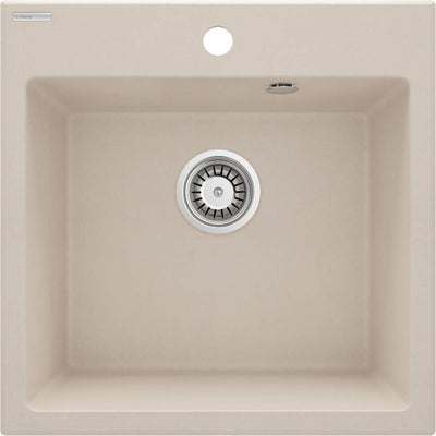 Granite sink, 1-bowl beige