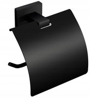 Bathroom Accessories black Mexen Arno Toilet Paper Holder With A Flap Mexen