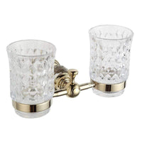Bathroom Accessories chrome Mexen Estela Double Toothbrush Holder Mexen