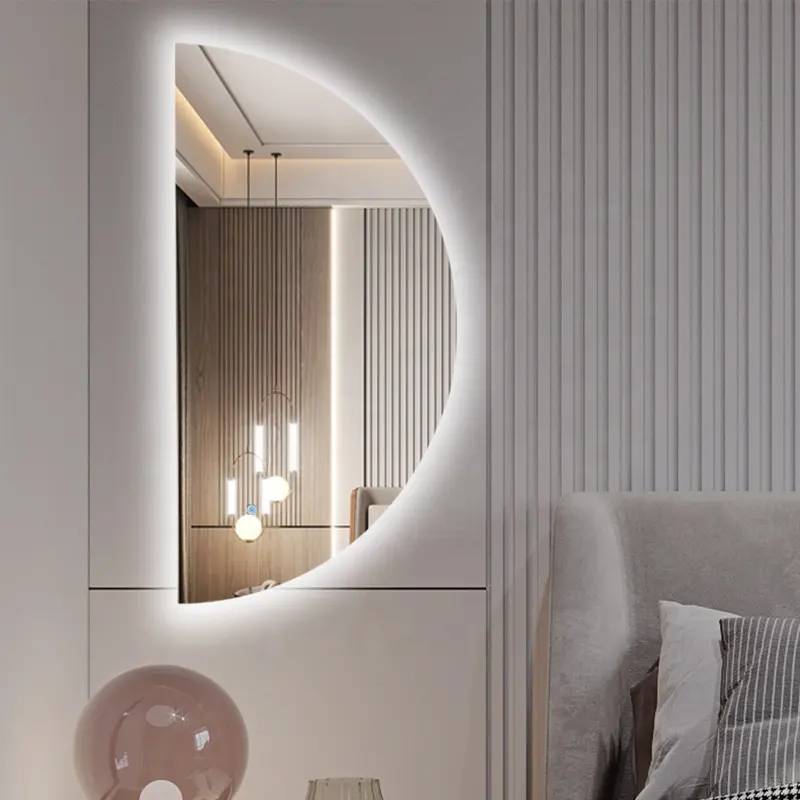 Backlight In Mirror Half Circle 100cm LED Backlit Mirror | Modern & Stylish