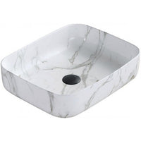 Carla Countertop Washbasin - Medium Marble Effect - Bathroom Store Ireland