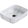 Carla Countertop Washbasin - Medium Marble Effect