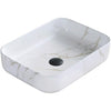 Mexen Carla Countertop Washbasin - Light Marble Effect
