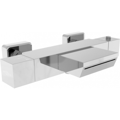 Cube Bath Mixer - Chrome - Bathroom Store Ireland