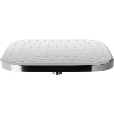 D-33 Shower Head 230x230mm - Chrome/White - Bathroom Store Ireland