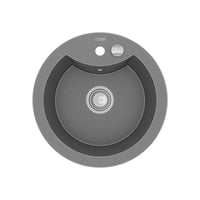 Diego 1-Chamber Granite Sink by Bathroom Store Ireland - Grey - Bathroom Store Ireland