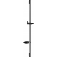 DS Shower Rail With Soap holder 900mm - Black - Bathroom Store Ireland